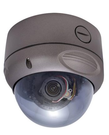 Speco SIPD3FFI 0.3 Megapixel Ourdoor Network Dome Camera, 3.7-10mm Lens