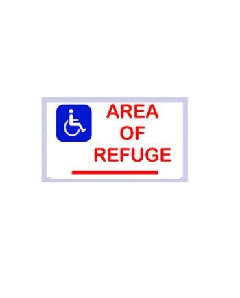 Alpha SN-LM42S Rescue Assistance Sign, Photoluminescent Single Sided