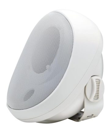 Speco SP4AWETW All-Weather Elite Series 4″ White Speaker with Transformer