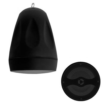 Speco SP6PTB 6.5″ 70/25V Premium Combo Speaker, Black