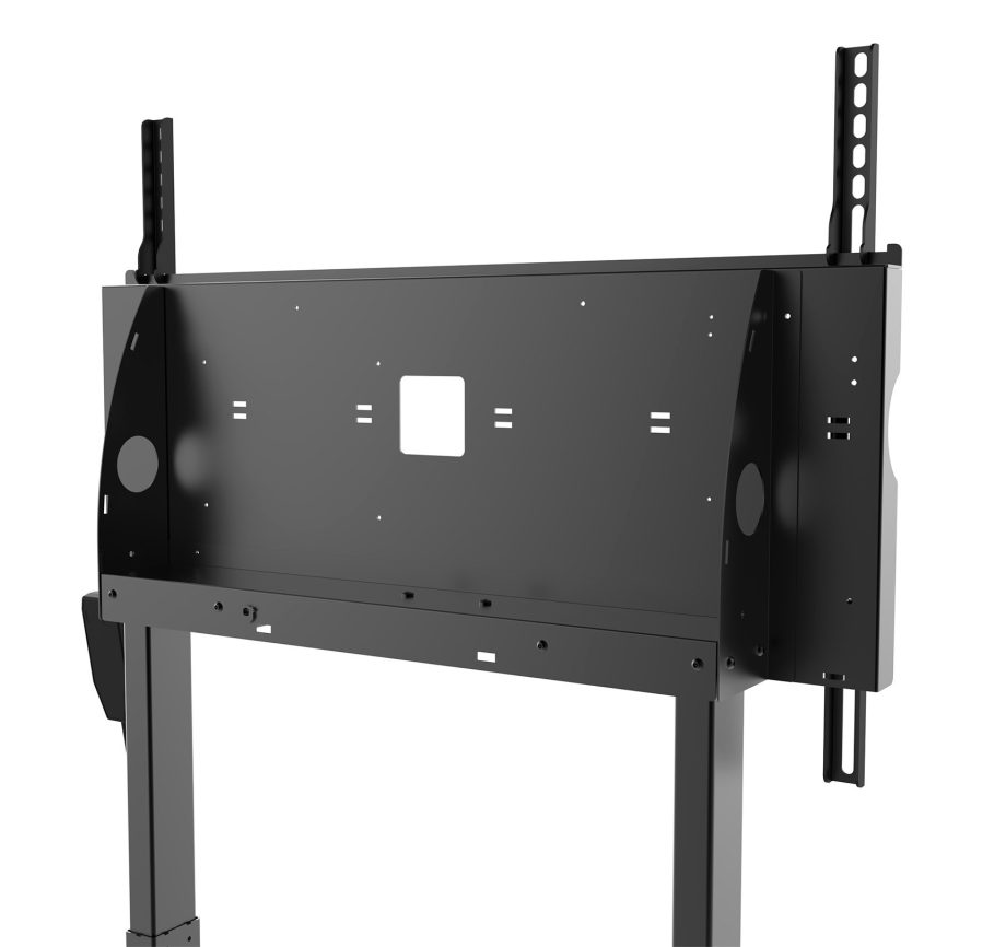 Peerless-AV SR598ML3E SmartMount Motorized Height Adjustable Flat Panel Cart for 42″ to 86″ Interactive Displays