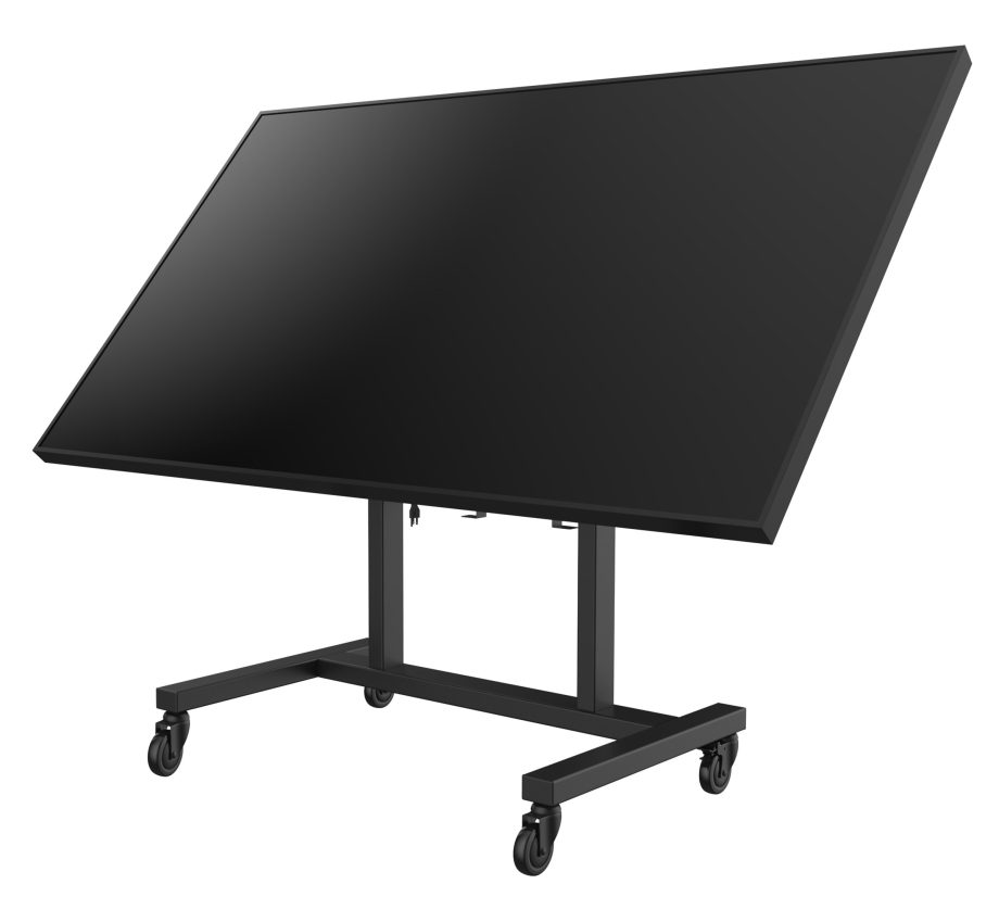 Peerless-AV SR598ML3T SmartMount Motorized Height Adjustable Tabletop Cart for 55″ to 80″ Interactive Displays