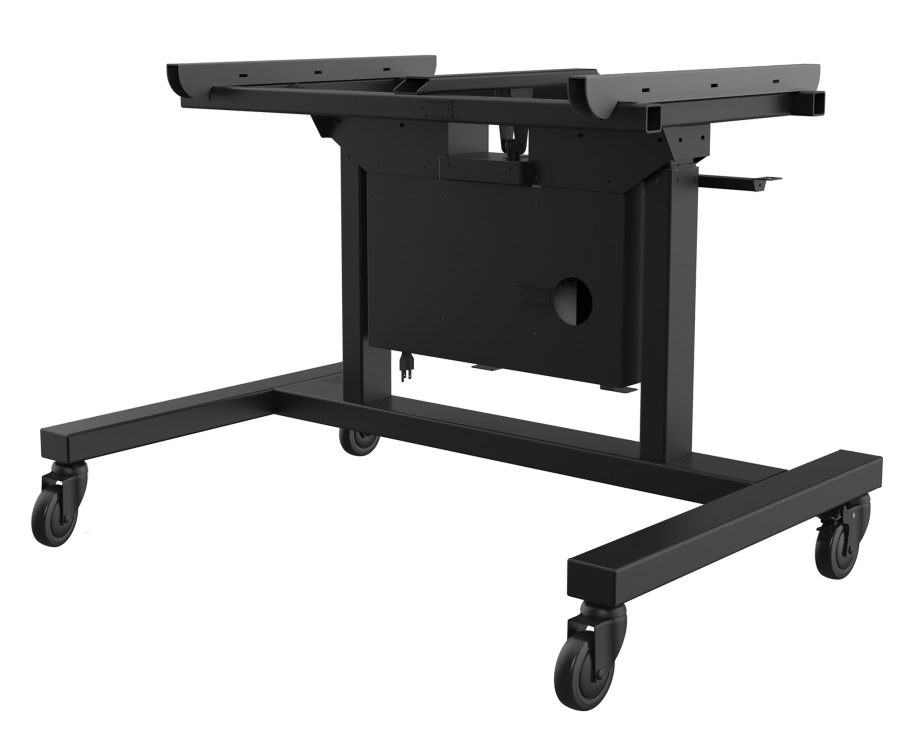 Peerless-AV SR598ML3T SmartMount Motorized Height Adjustable Tabletop Cart for 55″ to 80″ Interactive Displays