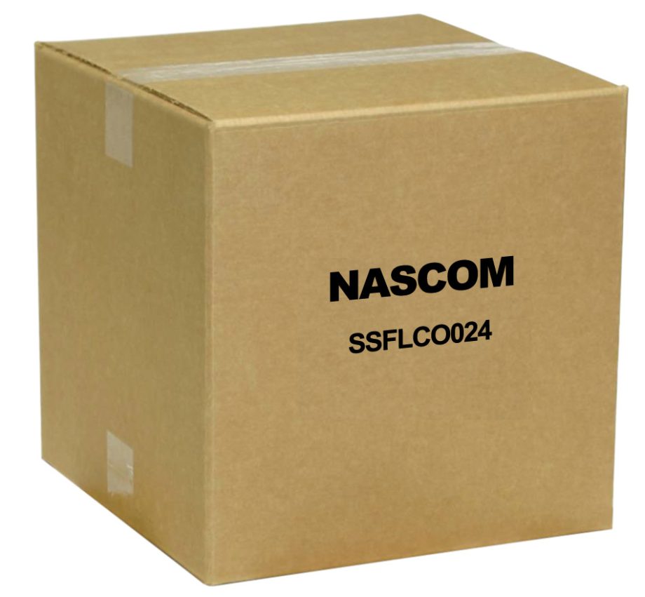 Nascom SSFLCO024 Stainless Steel Squarelock Flexible Conuit ID 0.1875 Inches 2 Feet, Silver