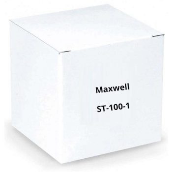 Maxwell ST-100-1 36 Black U-Channel aluminum stake with angle cut bottom and plastic safety cap (Single Piece)