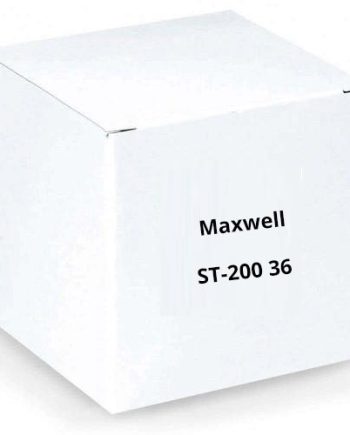 Maxwell ST-200 36 Silver U-Channel aluminum stake with angle cut bottom and plastic safety cap (100 pk)