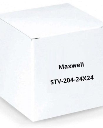 Maxwell STV-204-24×24 CCTV Sign – 24 x 24- Red & Black