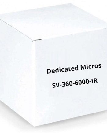 Dedicated Micros SV-360-6000-IR 1080p SmartVu Vandal Dome Camera AF, 6-22mm Lens