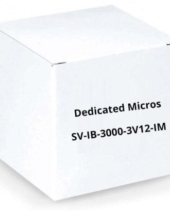Dedicated Micros SV-IB-3000-3V12-IM SmartVu Recess Dome Camera 3000 IR AF WDR