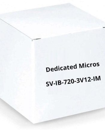 Dedicated Micros SV-IB-720-3V12-IM 720p SmartVu Recess Dome IR Camera, AF