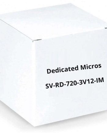 Dedicated Micros SV-RD-720-3V12-IM 1080p SmartVu Recess Dome IR AF Camera