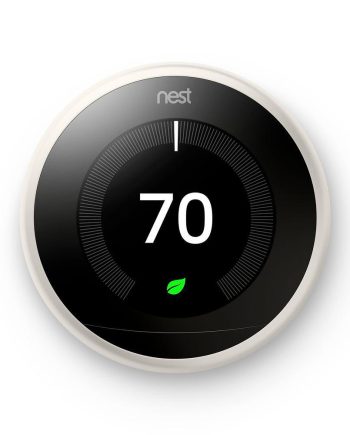 Google Nest T3017US Learning Thermostat 3rd Generation, White