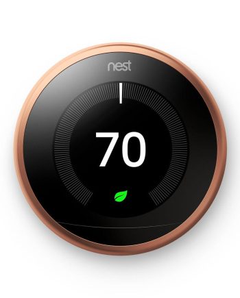 Google Nest T3021US Learning Thermostat 3rd Generation, Copper