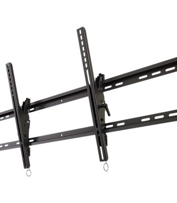 Crimson T80A Universal Tilting Mount with Post Installation Leveling for 46″ to 90″ Flat Panel Screens, Black