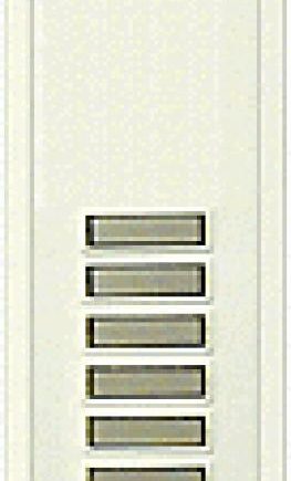 Alpha TBM8W 8 Button Only Panel Flush, White