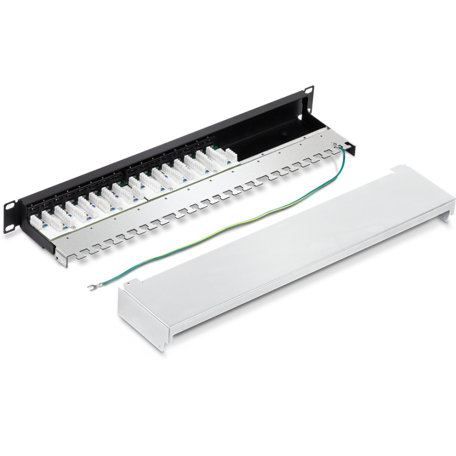 TRENDnet TC-P16C6AS 16-Port Cat6A Shielded 1U Patch Panel