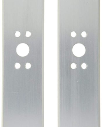 Securitron TCP-CL Touch Bar Cover Plates, Set of 2, Clear Anodized