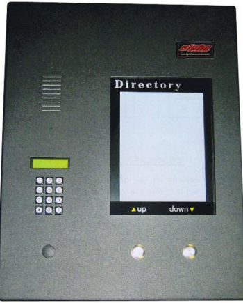 Alpha TE3010-LCD 700 Name Telephone Entry Master Directory Semi-Surface Mount Painted Steel Faceplate