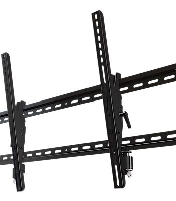 Crimson TE63LL Universal Tilting Mount for Outdoor Displays 37″ to 90″ with Dual Security Locks, Black