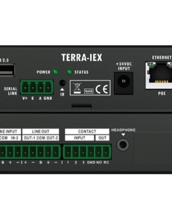 Bogen TERRA-IEXU 2 Channel Audio Over IP Encoder/Decoder with USB