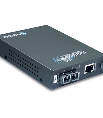 TRENDnet TFC-1000S20 Intelligent 1000Base-T to 1000Base-LX Single-Mode SC Fiber Converter