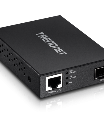 TRENDnet TFC-PGSFP Gigabit PoE PD SFP Fiber Media Converter