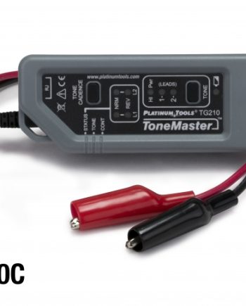 Platinum Tools TG220C Tone Master High Power Tone Generator with Angled Bed-of-Nails Clips, Clamshell
