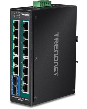 TRENDnet TI-PG162 16-Port Industrial Gigabit PoE