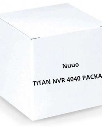 Nuuo Titan NVR 4040 Package Interior and Exterior Package