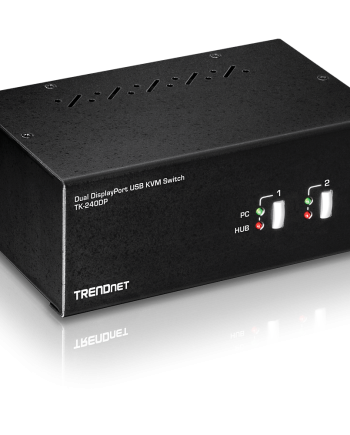 TRENDnet TK-240DP 2-Port Dual Monitor DisplayPort KVM Switch