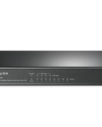 TP-Link TL-SF1008P 8-Port 10/100 Mbps Desktop Switch with 4-Port PoE