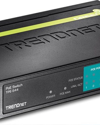 TRENDnet TPE-S44 8-Port 10/100 Mbps PoE Switch