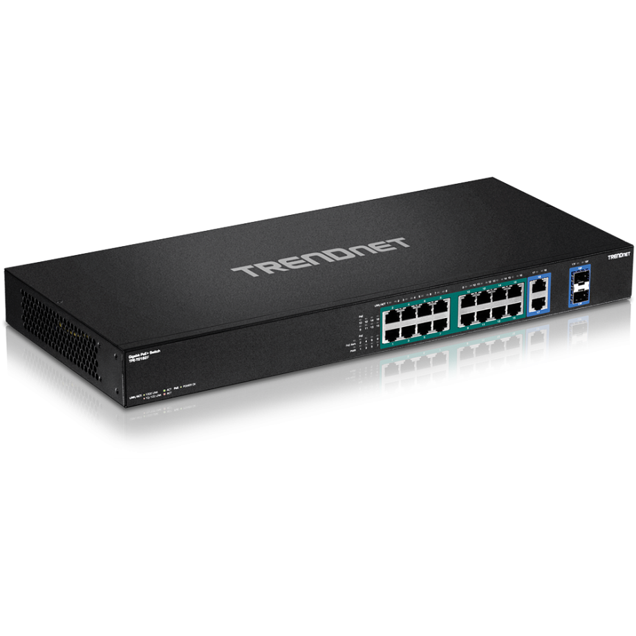 TRENDnet TPE-TG182F 18-Port Gigabit High Power PoE+ Switch