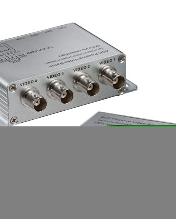 GEM TRB-4BNCSTRJ45 Transceiver Box 4 Position, 4 BNC Jacks to Screw Terminal or RJ45