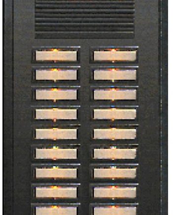 Alpha TT18-2BS 18 Button Surface Entry Panel, Brown