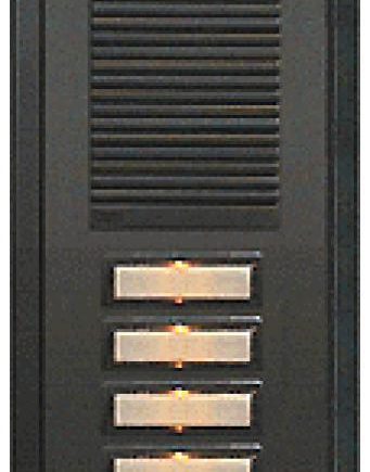 Alpha TT5B 5 Buttons Entry Panel, Brown with Flush Back Box Included