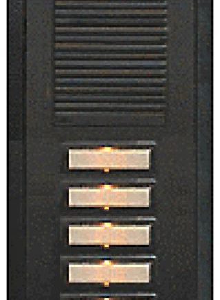 Alpha TT6BS 6 Buttons Entry Panel-Brown, Surface