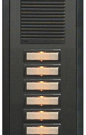Alpha TT8BS 8 Buttons Entry Panel, Brown, Surface