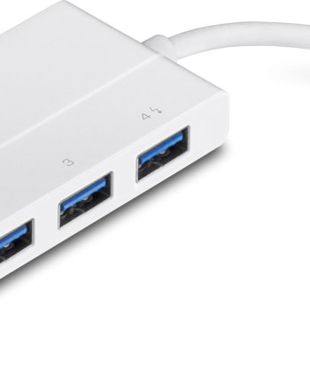 TRENDnet TUC-H4E2 USB-C to 4-Port USB 3.0 Hub with Power Delivery