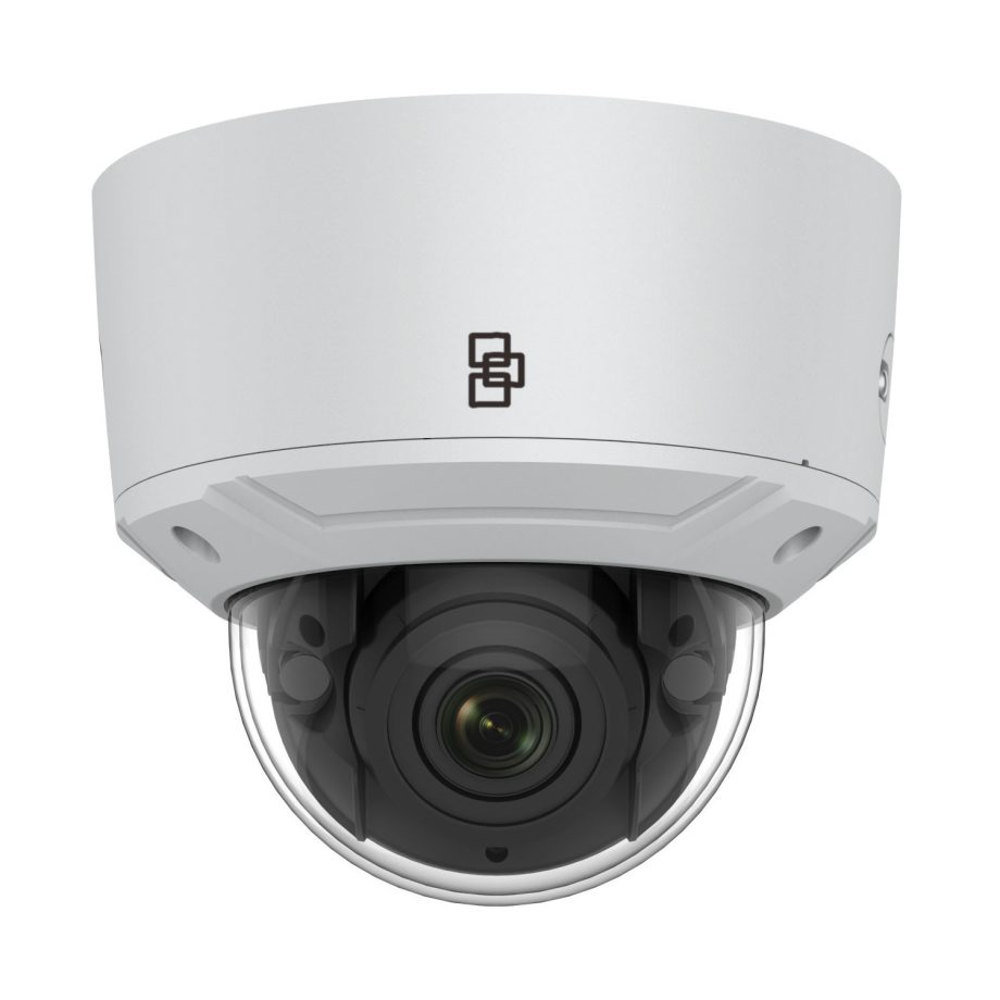 GE Security Interlogix TVD-5604 2 Megapixel Outdoor IR Network Dome Camera, 2.8-12mm Lens