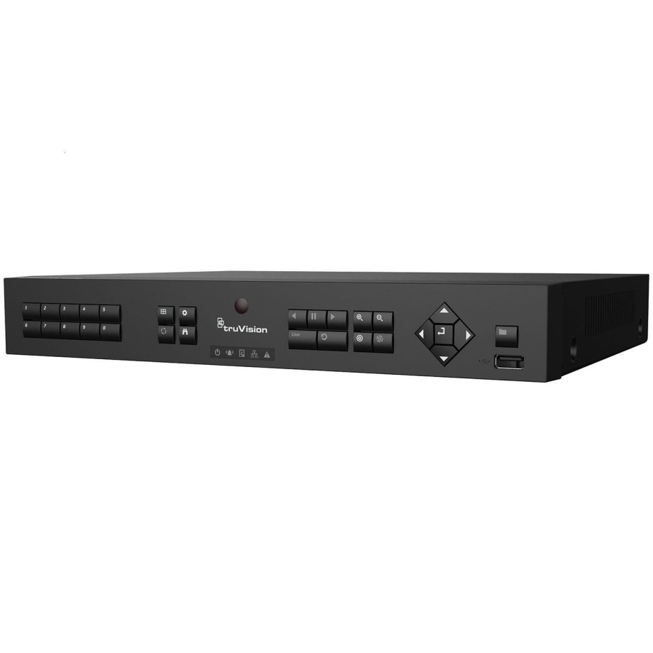 GE Security Interlogix TVR-1516HD-12T TRUVISION 16 Channel HD-TVI Digital Video Recorder, 12TB