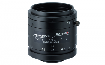 Computar V2514-MP 1″ 25mm F1.4 2 Megapixel C Mount Lens