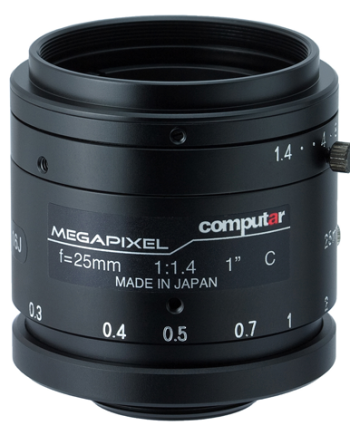 Computar V2514-MP 1″ 25mm F1.4 2 Megapixel C Mount Lens