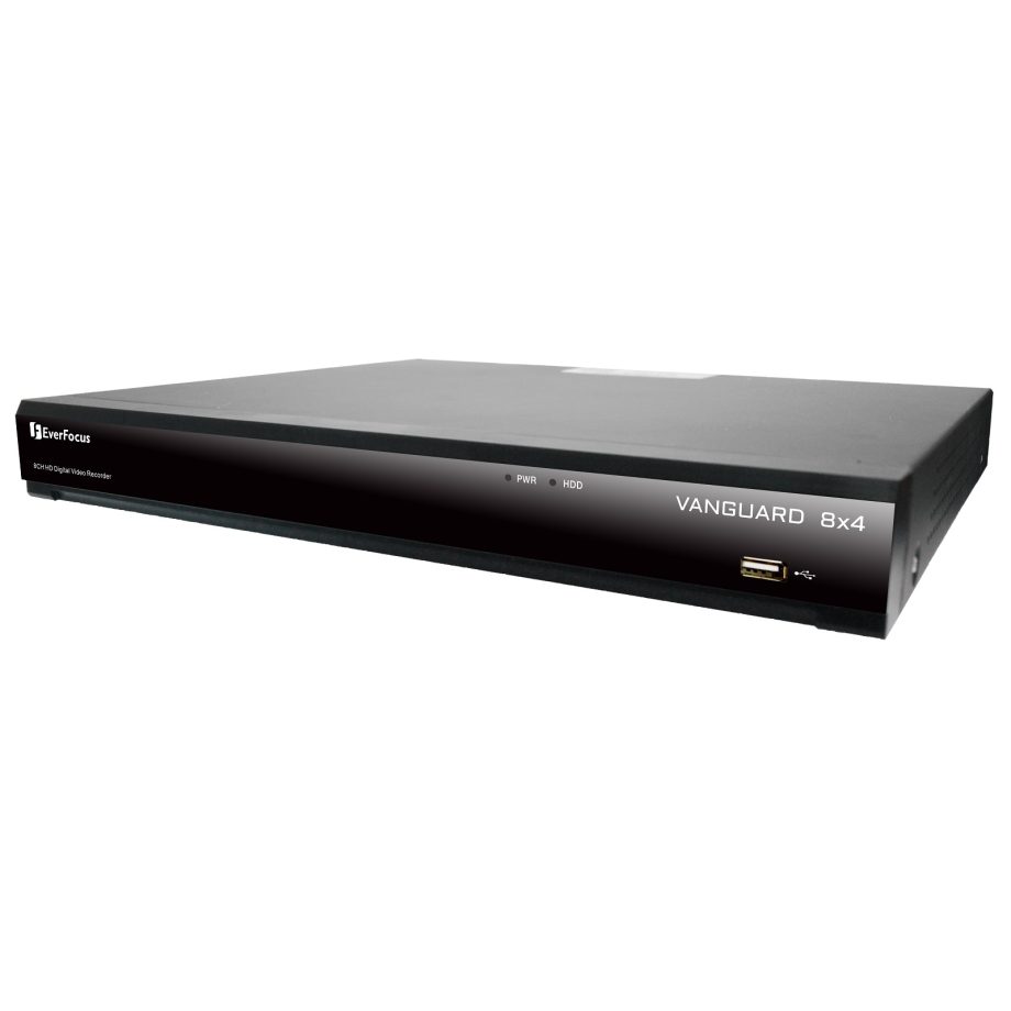EverFocus Vanguard8x4-4T 8 Channel Hybrid Digital Video Recorder, 4TB