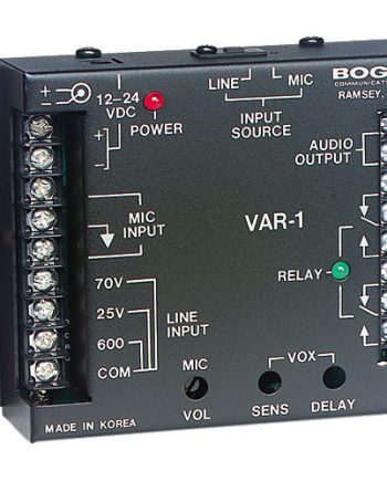 Bogen VAR1 Voice Activated Relay for 70V Paging Systems