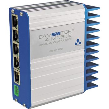 Veracity VCS-4P1-MOB 4+1-Port CAMSWITCH Mobile Low-Voltage 802.3at PoE Switch