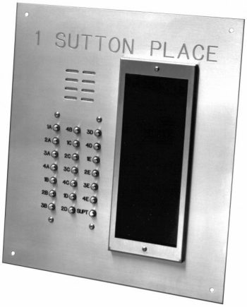 Alpha VI402-021D 21 Button VIP Panel with Built-In Alphabetical Directory, Less Flush Back Box