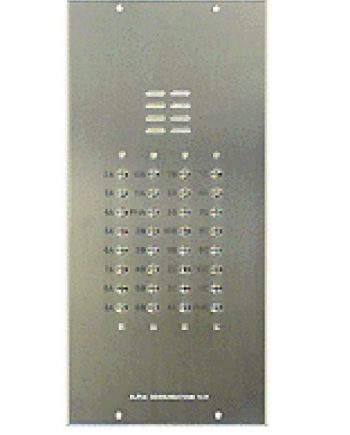 Alpha VI402-084 84 Button VIP Panel with No Directory, Less Flush Back Box