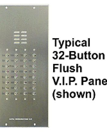Alpha VI402-150 150 Buttons VIP Panel with No Directory, Less Flush Back Box