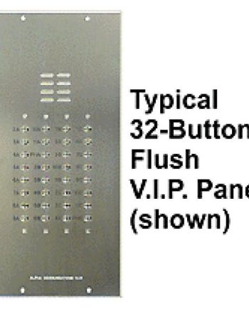 Alpha VI402-162 162 Buttons VIP Panel with No Directory, Less Flush Back Box